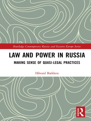 cover image of Law and Power in Russia